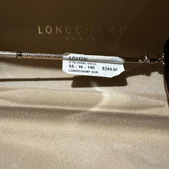 Longchamp Women's Rose Gold Sunglasses - Picture 11 of 11